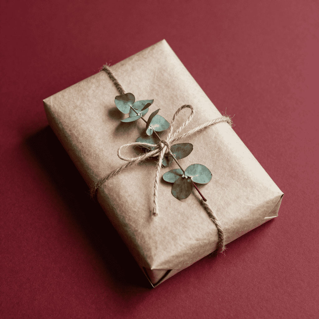 Elegant gaveindpakning